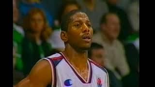 zalgiris kaunasscavolini pesaro euroleague 200405 regular season 12a giornataincomplete [upl. by Atiekahs]