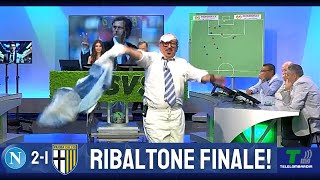 GOL DI NAPOLI PARMA 21 PAZZO FINALE LUKAKUANGUISSA RIBALTANO LA PARTITA [upl. by Yentiw411]