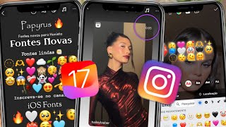 SAIU 🥳 HONISTA ATUALIZADO 2024 INSTAGRAM estilo IPHONE com EMOJIS IOS  IOS FONTES  BORDA CURVADA [upl. by Ahsenaj]