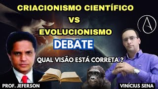 Criacionismo científico vs EvolucionismoQual visão está correta Debatedores Jeferson e Vinícius [upl. by Akins]