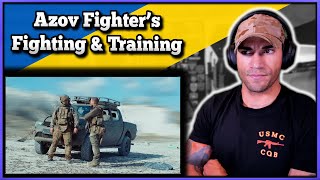 Azov Fighter Discusses Combat and Training  Marine reacts [upl. by Giverin]