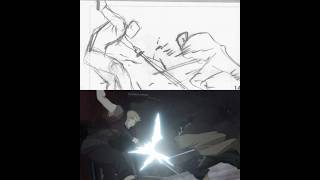 Yutaka Nakamura rough key animation vs polished sword of the stranger [upl. by Trudnak590]