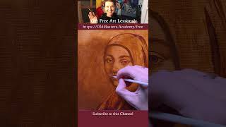 How to start painting with tempera in grisaille  httpsoldmastersacademyfree [upl. by Sprague98]