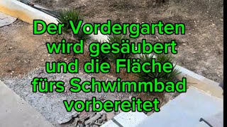 Wir bereiten die Fläche für das Schwimmbad vor [upl. by Raine568]