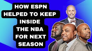 How ESPN helped to keep Inside the NBA for next season [upl. by Eeldarb]