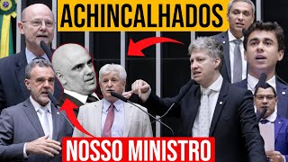 quotNOSSO MINISTROquot PT é ACHINCALHADO em DEFESA DESESPERADA de Moraes após PEDIDO de IMPEACHMENT [upl. by Redienhcs839]