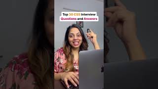 CSS Interview Questions and Answers 🔥 shorts [upl. by Carrie]