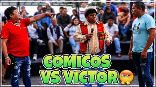 Cholito Victor se rebela con los Comicos Ambulantes 🔥🤣  Jofre ft Pestañita [upl. by Arikahs908]