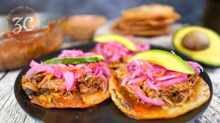 Panuchos de Cochinita Pibil  Para Recordar la Península de Yucatán 😍 [upl. by Eitsym]