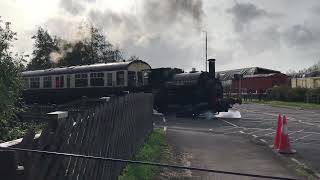 Lydney Junction Level Crossing Gloucestershire 28102023 [upl. by Avrom]