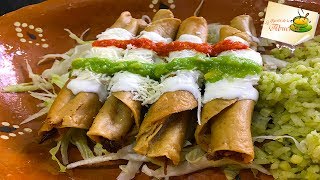 Tacos dorados de barbacoa 🌮 [upl. by Ardisj]