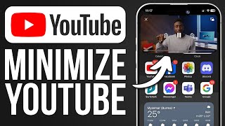 How To Minimize YouTube On iPhone 2024  Full Guide [upl. by Hurff710]