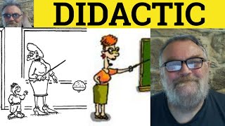 🔵 Didactic Meaning  Didactic Examples  Didactic Definition  Formal Vocabulary  Didactic [upl. by Aiken366]