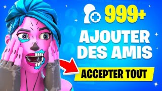 JACCEPTE TOUTES MES DEMANDES DAMIS EN LIVE SUR FORTNITE 🤩 [upl. by Clabo]