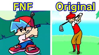 Friday Night Funkin Vs Rhythm Heaven Fever  Hole in One FNF MOD [upl. by Aliak635]