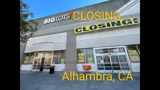 Closing Big Lots Alhambra CA [upl. by Shamma]