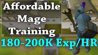 Fast And Affordable Mage Training Method 180200K ExpHr [upl. by Stanhope]