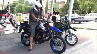 2012 Kawasaki DTracker X Blue [upl. by Euqinwahs241]