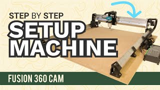 Create a Custom Machine Configuration in Fusion 360 for Hobbyist CNC  Shapeoko XCarve LongMill [upl. by Nanda]