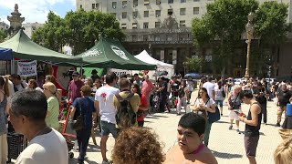 La UTEP venderá hoy en la plaza Congreso 80 mil kilos de alimentos a precios populares [upl. by Aihn613]