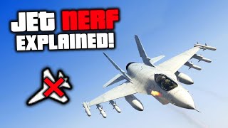 GTA Online Jet Cannon NERF Explained The End of Lazer Dominance in Freemode [upl. by Herv]