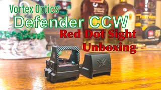 Vortex Defender CCW Red Dot Unboxing  Prize Gun Review [upl. by Zat]