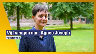 Vijf vragen aan Agnes Joseph over pensioenen [upl. by Sommers975]