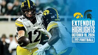 Iowa at Michigan State  Highlights  Big Ten Football  10192024 [upl. by Erroll]