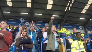 Portsmouth and Plymouth Argyle fans singing after 11 draw at Fratton Park 14th April 2017 [upl. by Ellan]