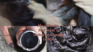 सफ़ेद बालों को गहरा रंग दीजिए बिना chemical dye के। Real results on grey hair A no hairfall formula [upl. by Samoht281]