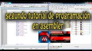 Segundo tutorial de programación de microcontroladores PIC en asembler juego de luces basico [upl. by Iggy]