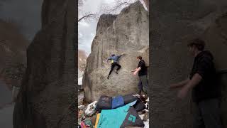 The Crippler Dropoff V7 Little Cottonwood Canyon [upl. by Tav]