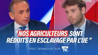 Eric Zemmour sur BFM TV  Il faut supprimer les droits de succession [upl. by Aicilram]