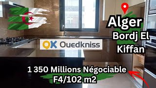 Ouedkniss Algerie Bordj El Kiffan F4 appartement 102 m2 [upl. by Notfol]