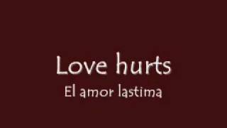 Nazareth  Love hurts Lyrics  TRADUCIDA AL ESPAÑOL [upl. by Card]