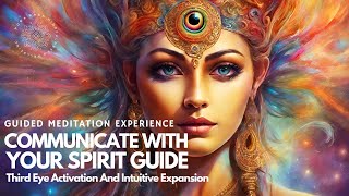 Communicate With Your Spirit Guide 📖 ✨ Guided Meditation ❤️ [upl. by Asseram325]