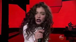 LORDE  YELLOW FLICKER BEAT AMAS 2014 HD [upl. by Eelinnej]