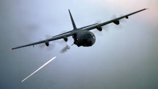 AC130 Gunship in Action  Firing All Its Cannons • Exercise Emerald Warrior [upl. by Nevai780]