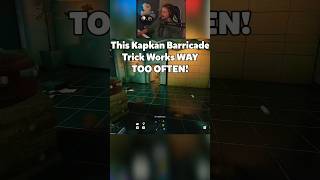 This KAPKAN Barricade Trick Is INSANE  r6 rainbowsixsiege [upl. by Narf]