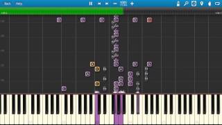 Fantasia  The Sorcerers Apprentice Piano Tutorial  Synthesia [upl. by Acired]