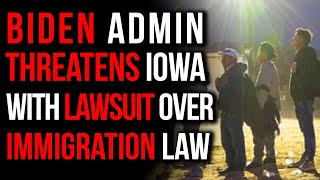 Biden Admin threatens lawsuit against Iowa Over New Immigration Law Gov Reynolds Says Bring It On [upl. by Arlin]