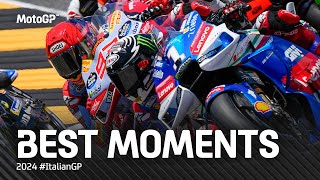 Best MotoGP™ Moments 🔥  2024 ItalianGP [upl. by Aihsitan694]