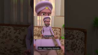 Browntok Punjabi Funny Animation Cartoon shorts cartoon [upl. by Mikkel372]