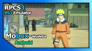 Mobox Android  RPCS3 v0031  NARUTO Ultimate Ninja STORM  PS3  SD 855  11 [upl. by Holladay]