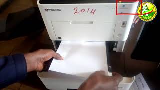 How to fix Paper Jam problem in Kayocera ECOSYS P3150dn P3145DN P3045dn printer [upl. by Anirda]