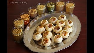 Street Food Series 8 Different Types of Pani Recipe for Pani Puri [upl. by Heilner]