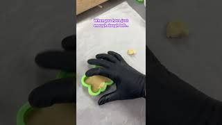 Cutting out the last cookie for an order cookiedecorating sugarcookies sugarlabbakeshop [upl. by Zabrine]