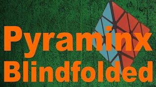 Solving a Pyraminx Blindfolded [upl. by Aihsinat147]