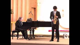 Paul Creston Saxophone Concerto Op 26 Version for Saxophone and Piano II Meditative [upl. by Aicilet]