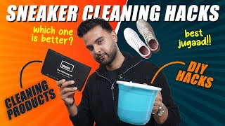 How to Clean White Shoes Properly At Home  Hacks to Clean White Sneakers At Home [upl. by Pyle]